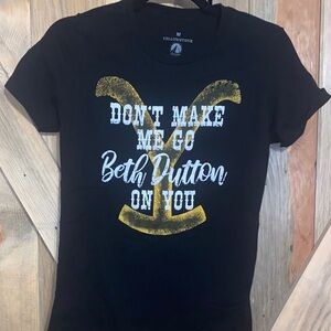 Yellowstone Black Short Sleeve Tee